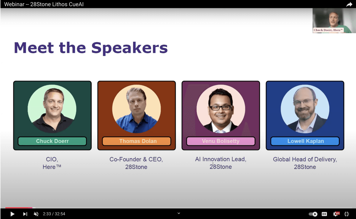 Watch a CueAI webinar hosted with HERE